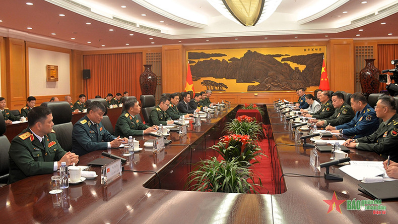 Общий вид переговоров. Фото: qdnd.vn Общий вид переговоров. Фото: qdnd.vn