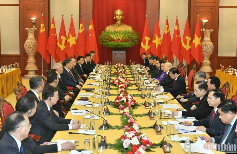 Общий вид переговоров. Фото: Данг Кхоа Общий вид переговоров. Фото: Данг Кхоа