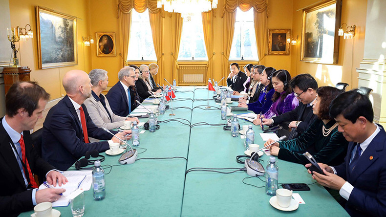 Общий вид переговоров. Фото: baoquocte.vn Общий вид переговоров. Фото: baoquocte.vn