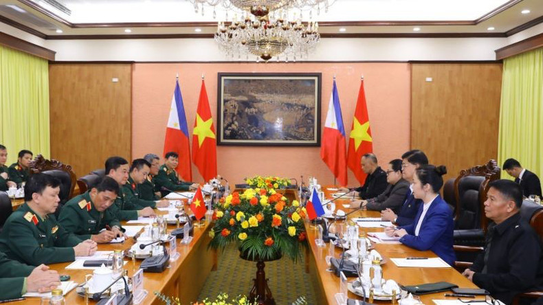 Общий вид пятого диалога по оборонной политике между Вьетнамом и Филиппинами. Общий вид пятого диалога по оборонной политике между Вьетнамом и Филиппинами.