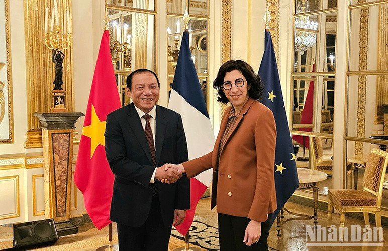 Также 17 ноября Министр культуры, спорта и туризма Нгуен Ван Хунг провел рабочую встречу с министром культуры Франции Римой Абдул-Малак.