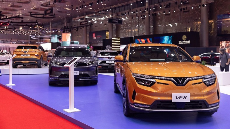 VF 8 и VF 9, две самые элитные линейки автомобилей VinFast, на Женевском международном автосалоне. VF 8 и VF 9, две самые элитные линейки автомобилей VinFast, на Женевском международном автосалоне.