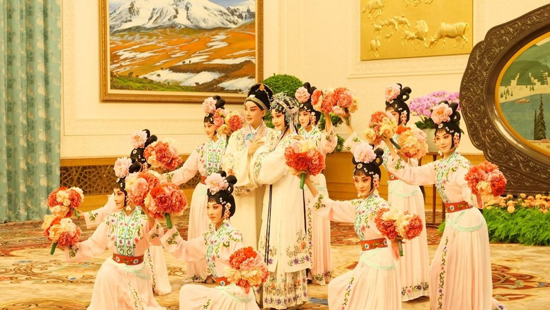 Художественное представление традиционного китайского искусства. Художественное представление традиционного китайского искусства.