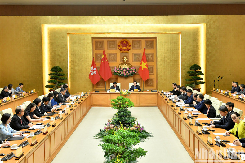 Общий вид бизнес-беседы. Фото: Данг Кхоа