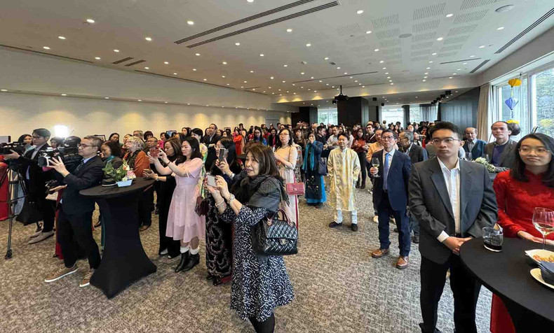 Участники мероприятия в Бельгии. Фото: baoquocte.vn