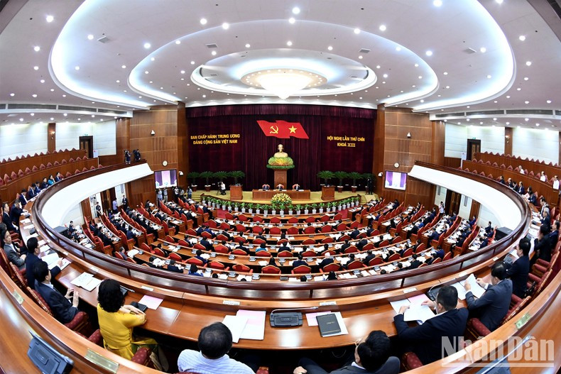 Общий вид пленума. Фото: Данг Кхоа Общий вид пленума. Фото: Данг Кхоа