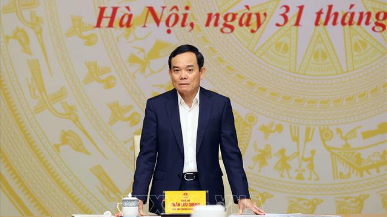 Вице-премьер Чан Лыу Куанг выступает с речью. Фото: ВИА Вице-премьер Чан Лыу Куанг выступает с речью. Фото: ВИА