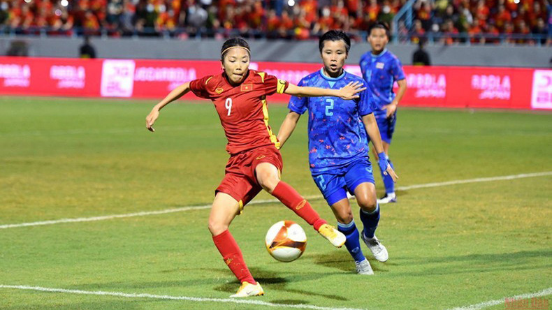 Нападающая Хюинь Ньы. Фото: Тхань Дат Нападающая Хюинь Ньы. Фото: Тхань Дат