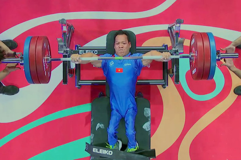 Ле Ван Конг в ходе соревнования. Фото: МПК Ле Ван Конг в ходе соревнования. Фото: МПК