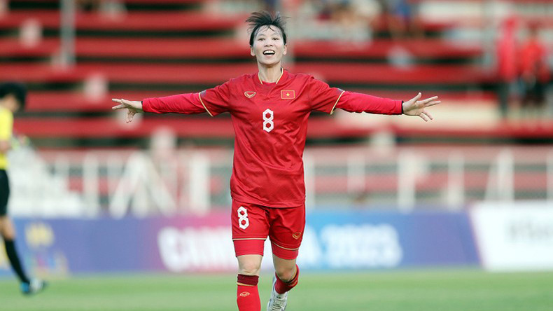 Полузащитница Чан Тхи Тхюи Чанг. Фото: Дык Донг Полузащитница Чан Тхи Тхюи Чанг. Фото: Дык Донг