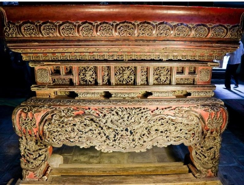 Алтарь для благовоний в пагоде Кео был признан национальным сокровищем в 2021 году. Алтарь для благовоний в пагоде Кео был признан национальным сокровищем в 2021 году.