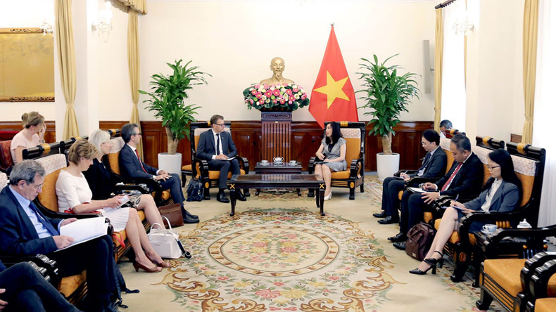 Общий вид приема. Фото: МИД Вьетнама