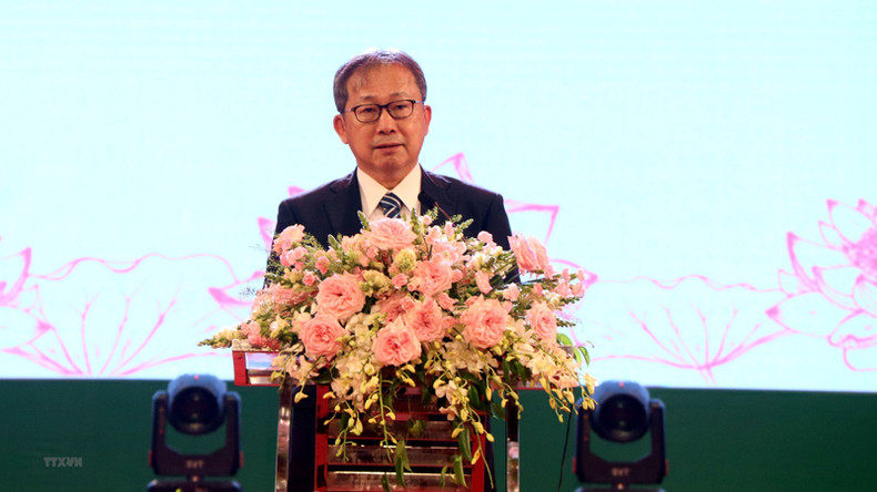 Посол Японии во Вьетнаме Ямада Такио. Фото: ВИА Посол Японии во Вьетнаме Ямада Такио. Фото: ВИА