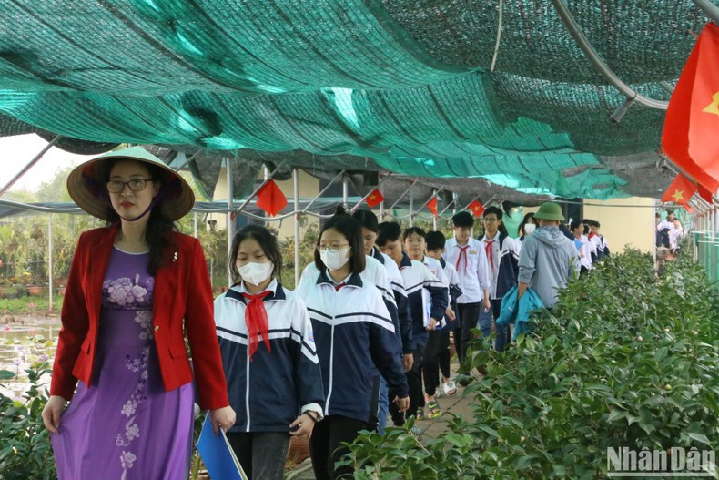 Лотосовый пруд Вандай привлекает посетителей всех возрастов. Это место, которое нельзя пропустить при посещении уезда Хынгха провинции Тхайбинь.