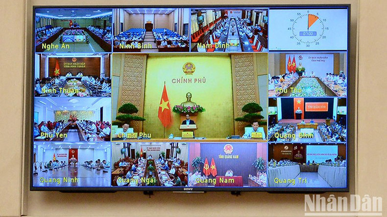 Конференция с местностями прошла в онлайн-режиме. Фото: Тхань Жанг Конференция с местностями прошла в онлайн-режиме. Фото: Тхань Жанг