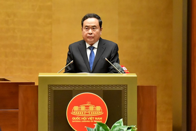 Председатель НС Чан Тхань Ман выступает на конференции. Фото: Данг Кхоа Председатель НС Чан Тхань Ман выступает на конференции. Фото: Данг Кхоа