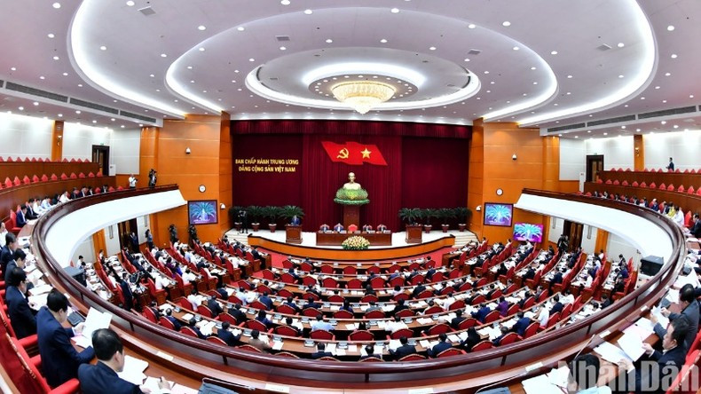 Общий вид пленума. Фото: Данг Кхоа Общий вид пленума. Фото: Данг Кхоа