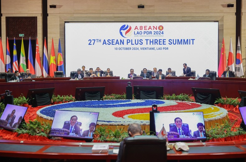 Общий вид саммита АСЕАН+3. Фото: VGP Общий вид саммита АСЕАН+3. Фото: VGP