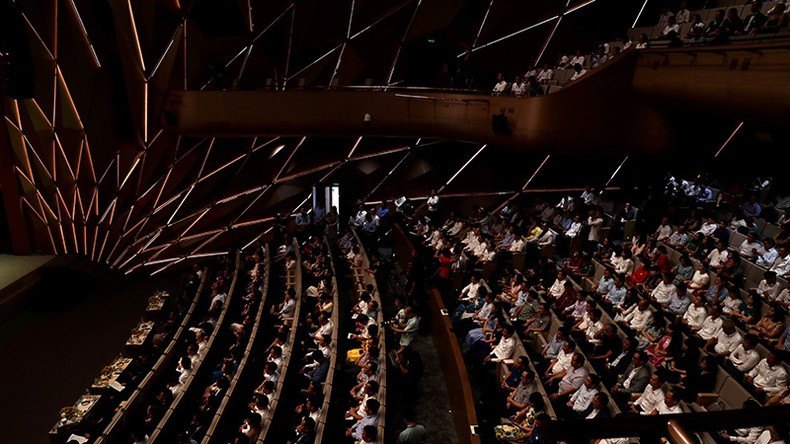 Театр станет местом проведения политических, культурных и художественных программ Партии, Государства, Министерства общественной безопасности, города Ханоя. Фото: Нам Нгуен Театр станет местом проведения политических, культурных и художественных программ Партии, Государства, Министерства общественной безопасности, города Ханоя. Фото: Нам Нгуен
