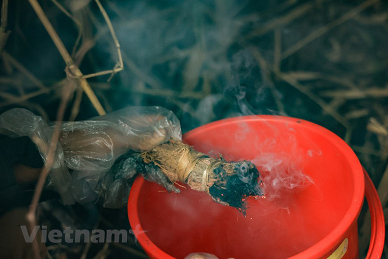 Медоносные пчелы не переносят дым и вылетают из улья.