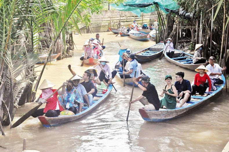 Экскурсия на лодке по островкам юго-западной части Вьетнама.