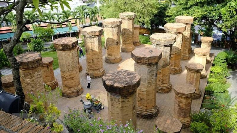 Вид сверху на Мандапа. Фото: VNA Вид сверху на Мандапа. Фото: VNA