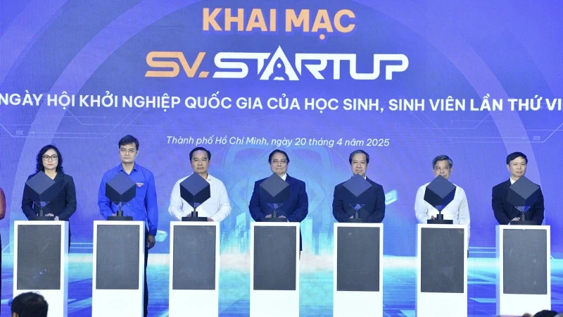 Церемонию открытия SV-Startup. Фото: Тхань Жанг 