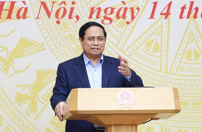 Премьер-министр Фам Минь Тьинь подвёл итоги работы по реализации внешнеполитических договорённостей на высоком уровне (Фото: ВИА)