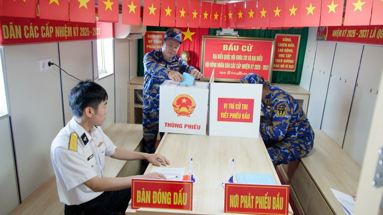 Голосование на судне TS-04.