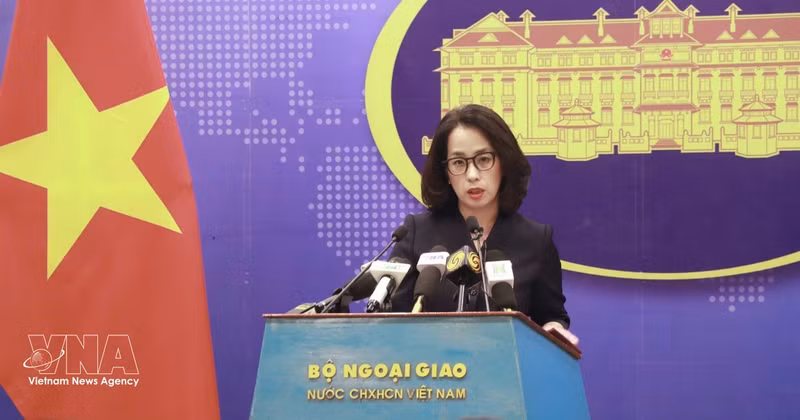 Брифинг Министерства иностранных дел за апрель. Фото: ВИА