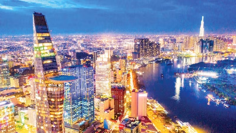 Вид на часть города Хошимина сегодня. Фото: Хоанг Чиеу