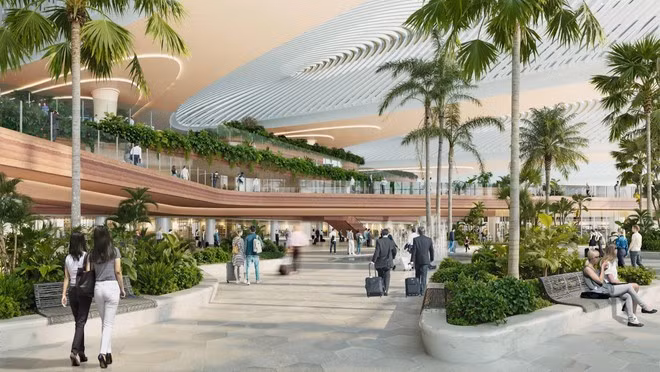 Терминал T2 международного аэропорта Фукуок. Фото: Sun Group