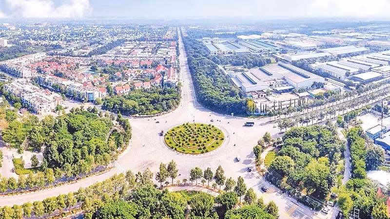 Вид на часть индустриального парка Мифыок, город Хошимин.