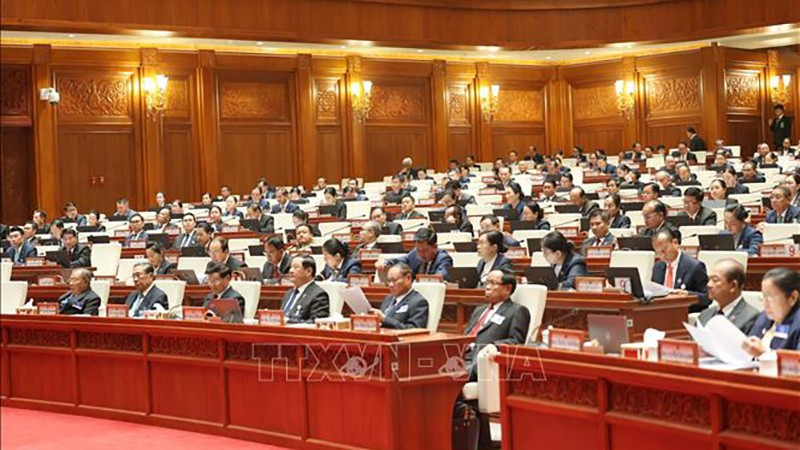 Общий вид 1-й сессии НА Лаоса X созыва Лаоса. Фото: Суан Ту /ВИА