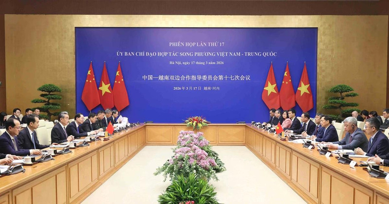 17-е заседание Руководящего комитета по двустороннему сотрудничеству Вьетнам – Китай. Фото: ВИА