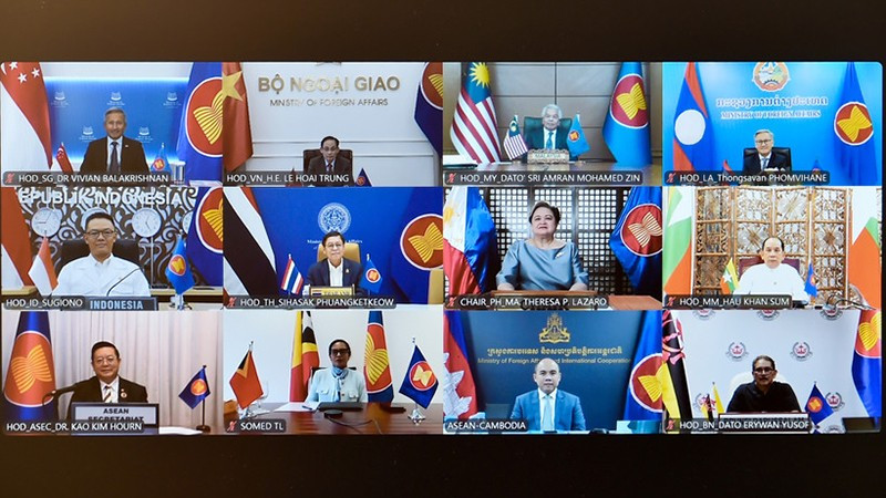 Общий вид заседания. Фото: МИД Вьетнама