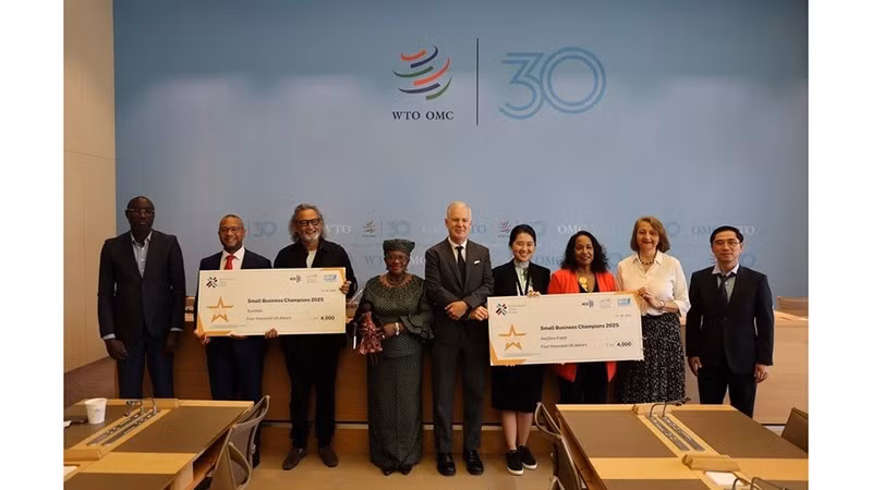 Вьетнамская компания NetZero Pallet стала одной из двух компаний, занявших первое место в конкурсе этого года. Фото: ВИА