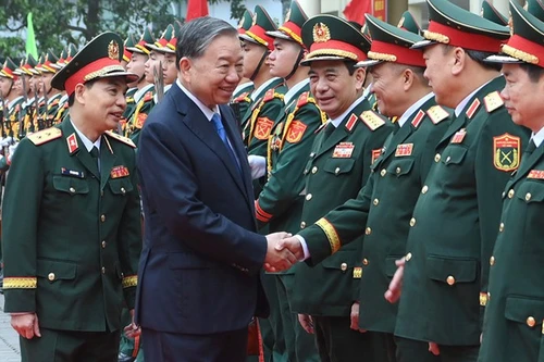 Генеральный секретарь ЦК КПВ То Лам посетил Военно-техническую академию