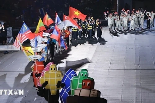 Изображение церемонии закрытия 33-х Игр Юго-Восточной Азии, состоявшейся в Таиланде в декабре 2025 года. Фото: ВИА