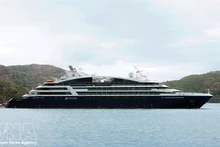 Круизное судно класса люкс Le Jacques Cartier в порту Бендам, Кондао. Фото: ВИА