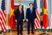 Министр иностранных дел Ле Хоай Чунг и Госсекретарь США Марко Рубио. Фото: МИД Вьетнама