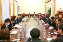 Общий вид приема. Фото: baoquocte.vn