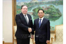 Вице-премьер Буй Тхань Шон принял Посла США во Вьетнаме Марка Э. Кнаппера. Фото: ВИА