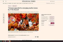Статья опубликована на сайте газеты «Financial Times» 8 октября. Фото: ВИА