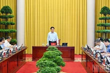 Президент Лыонг Кыонг выступает на мероприятии. Фото: Тхюи Нгуен