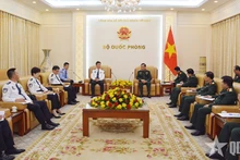 Общий вид приема. Фото: qdnd.vn