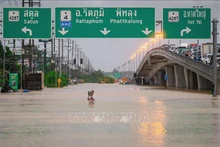 Затопленный район в провинции Сонгкхла, Таиланд, 25 ноября 2025 года. Фото: Синьхуа/ВИА