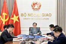 Общий вид телефонного разговора. Фото: МИД Вьетнама