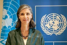 Г-жа Рамла Халиди, главы постоянного представительства ПРООН во Вьетнаме. Фото: ВИА