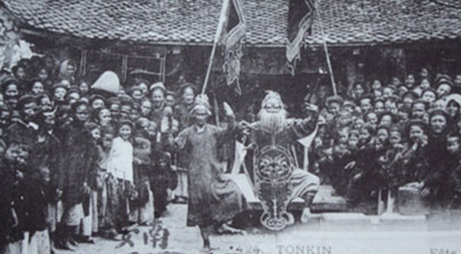 Фотографии, посвященные традиционным культурным мероприятиям в Ханое в былые времена ảnh 1 Фотографии, посвященные традиционным культурным мероприятиям в Ханое в былые времена ảnh 1